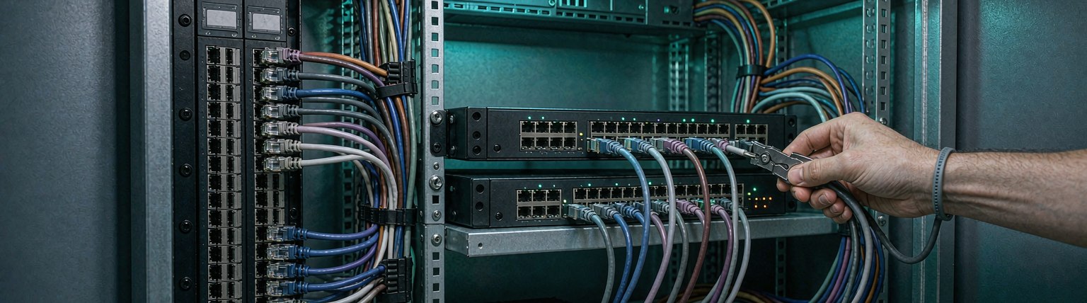 Project solution in a modern office setting