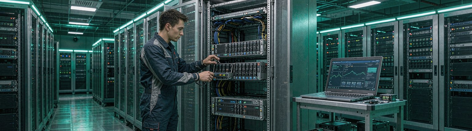 Project solution in a modern office setting
